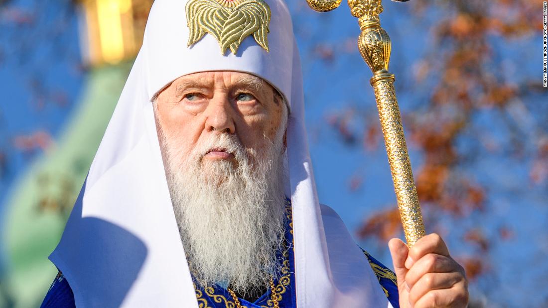 Ukrainian church leader who called Covid-19 'God's punishment' for same-sex marriage tests positive for Covid-19