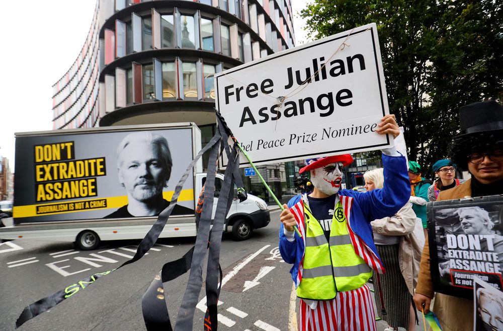 El juicio de extradición de Assange a Estados Unidos se reanudó en Londres