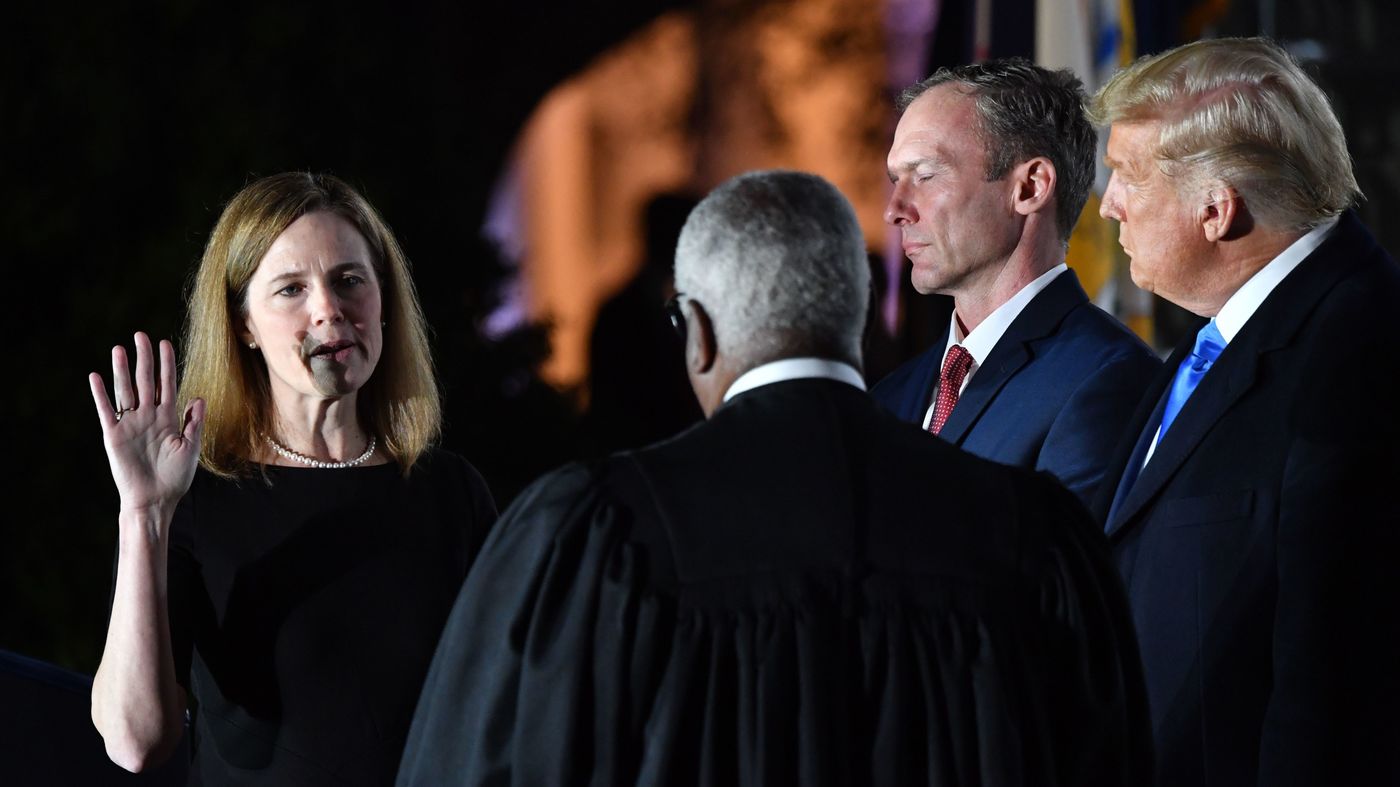 Amy Coney Barrett Confirmed To Supreme Court, Takes Constitutional Oath