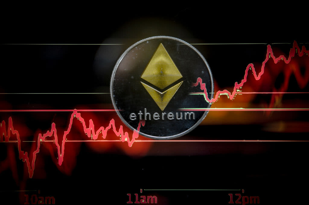 Ether, the world's second-largest cryptocurrency, hits a record high above $1,700