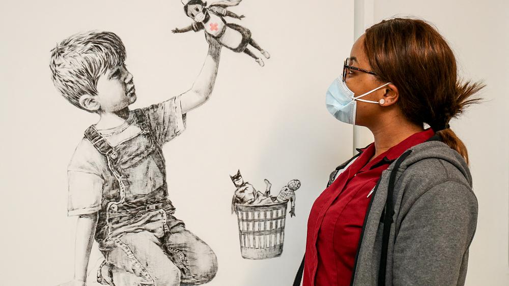 Banksy artwork raises more than €19 million for UK health service