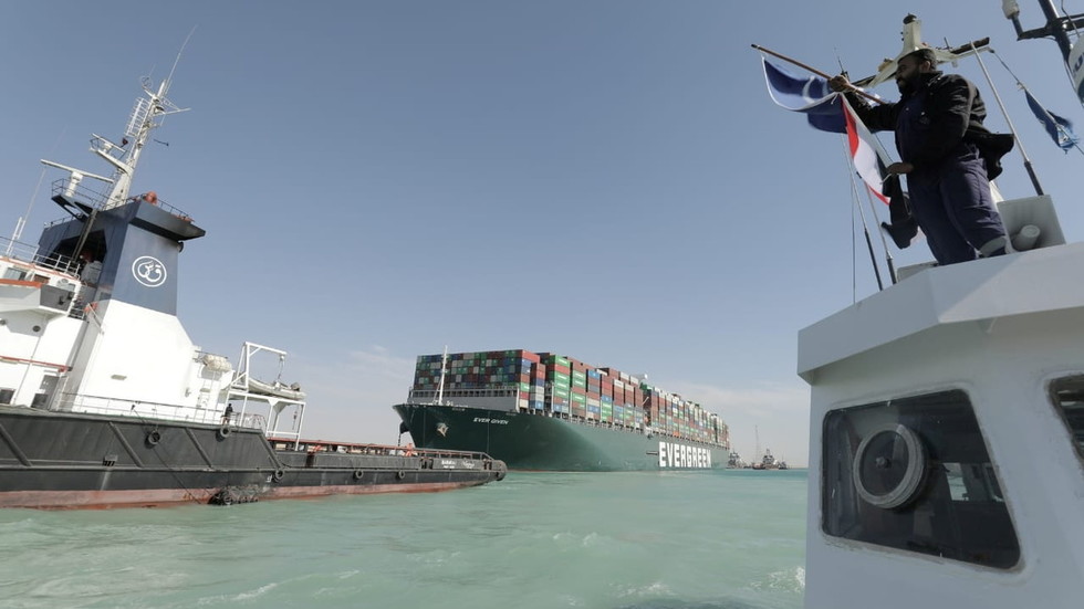 Suez Canal Authority considering expanding southern channel, chairman says in wake of Ever Given debacle