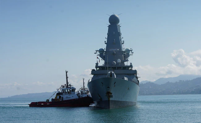 British Warship That Angered Russia Docks In Georgia