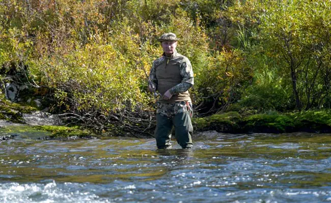 Vladimir Putin Fishing, Hiking In Siberia After Self-Isolation Over Covid Scare