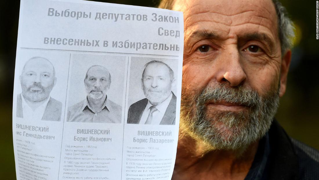 Russian politician faces two near-identical opponents in election