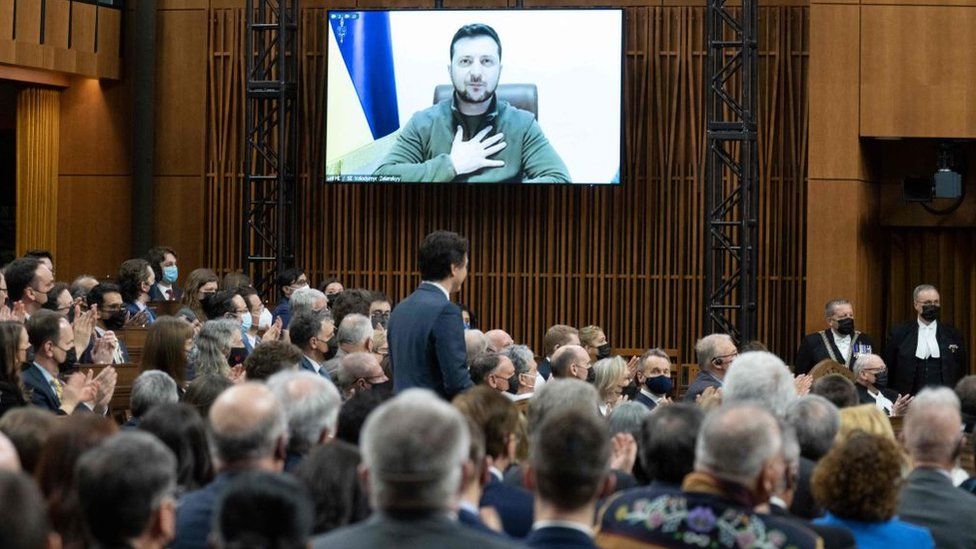 Ukraine war: Zelensky asks Canada's parliament to ‘Please close the sky'