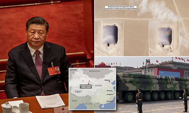 China accelerates work on more than one HUNDRED nuclear missile silos