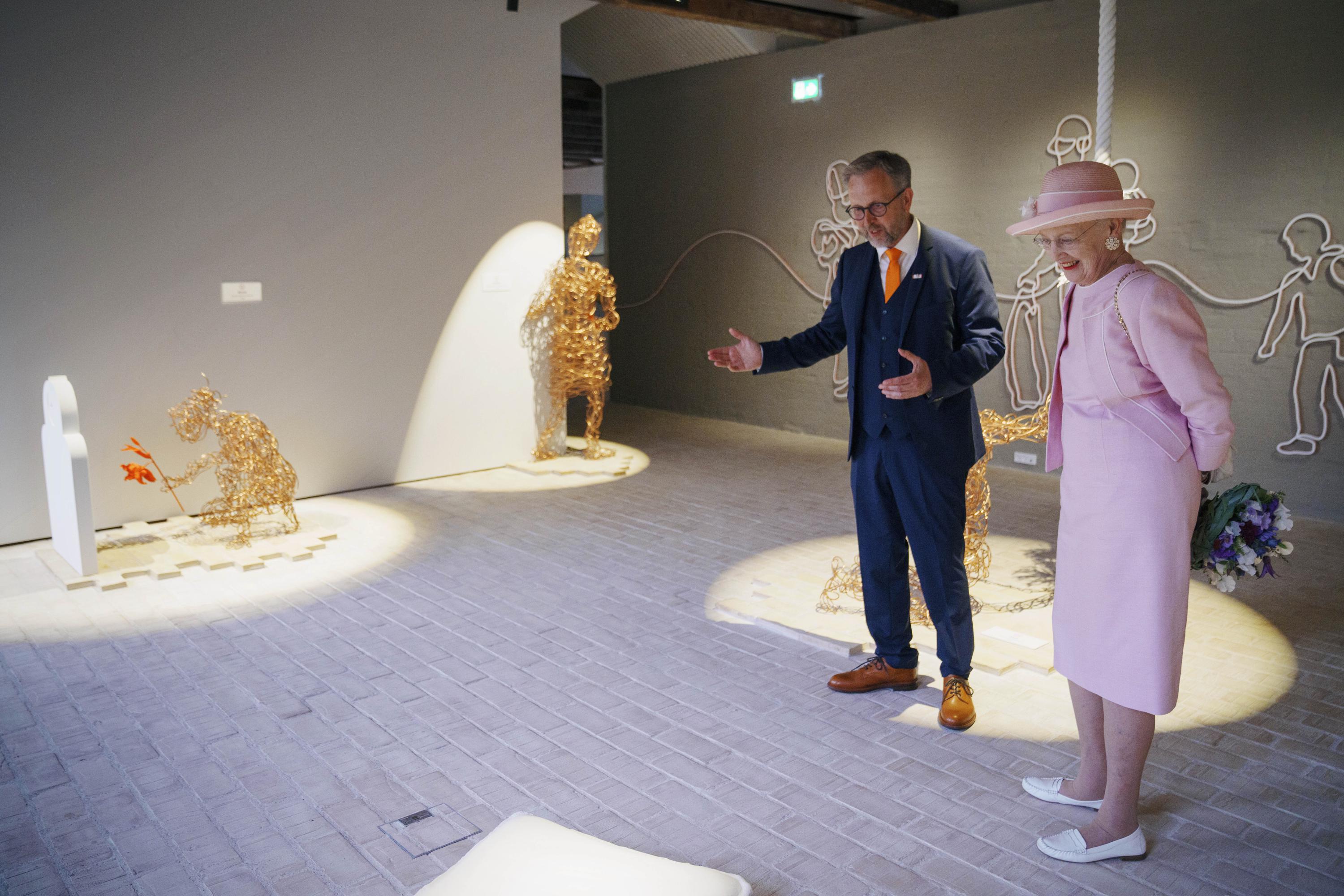 Danish queen opens new museum telling the story of refugees
