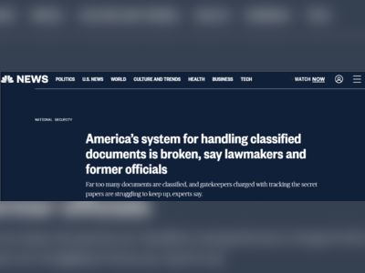 How NBC and its "experts" radically and fundamentally changed how they talk about classified document leaks as soon as it went from Trump to Biden: