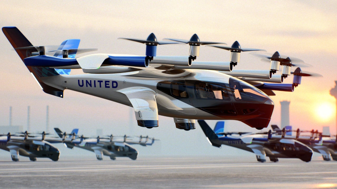 United Airlines seeks to launch commercial flying taxi service in Chicago within 2 years