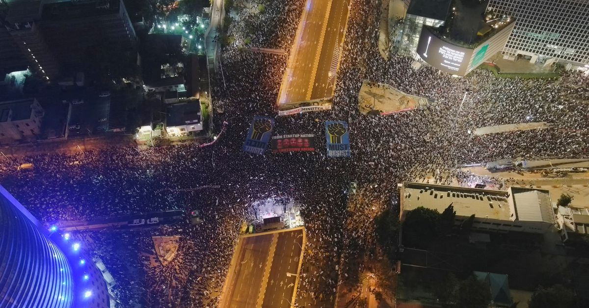 Israelis rally again against government's judicial overhaul