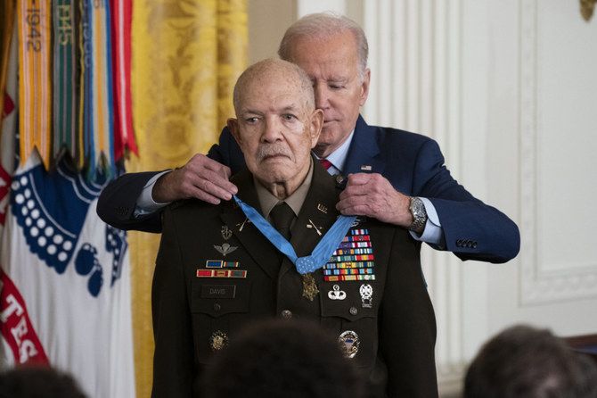 Black Vietnam veteran finally awarded US Medal of Honor for bravery